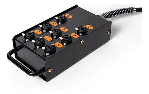 Medusa Profissional 8 Vias Montada Com Conectores Combo 15 M