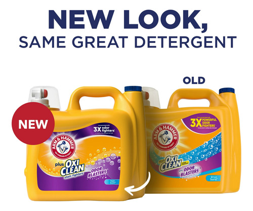 Detergente Liquido Americano Con Oxiclean 4.92l Oddor Blast
