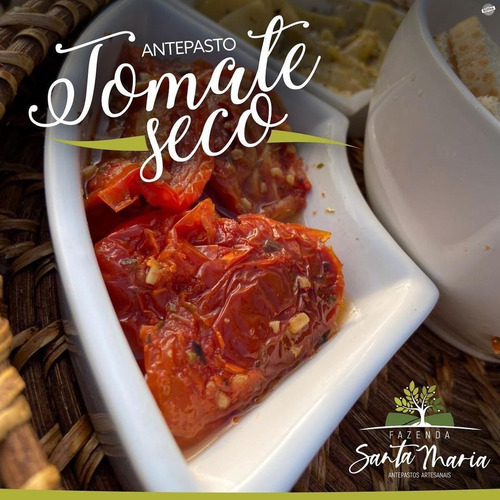 Imagem 3 de 3 de Kit 6 Antepasto De Tomate Seco Aperitivo Natural (1,01kg)