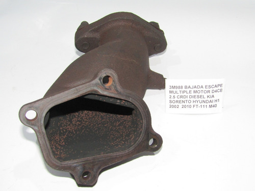 Bajada Escape Multiple Motor D4cb Diesel Kia Sorento Hyundai (Usado)