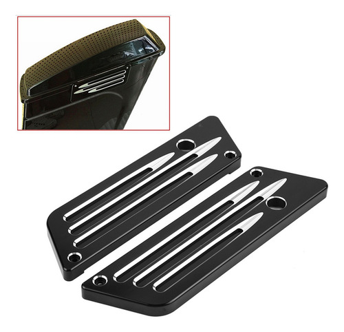 1 Par De Fundas De Aluminio Cnc Para Alforjas De Moto