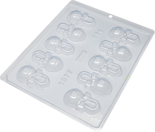 6 Moldes Para Chocolate Bwb Cod 1377 Sonajero Bebe 