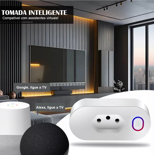 Tomada Inteligente Smart Wifi Controle Automação 10a