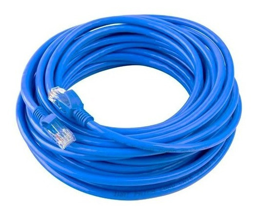 Imagen 1 de 9 de Cable Red 15m Categoría Cat5 Utp Rj45 Ethernet Internet