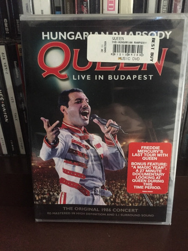 Queen - Hungarian Rhapsody Live Budapest Dvd 1986 Us Nuevo