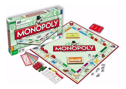 Monopoly Juego De Mesa Hasbro Original Mundo Manias