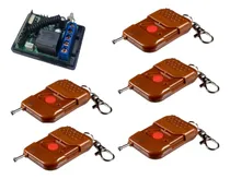 Comprar 5 Controles Remotos 1ch Y 1 Receptores Rf 1 Ch 315mhz Kit