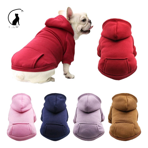 Moleton Pet Com Bolso Liso Vinho Tamanho 2xg Vinho