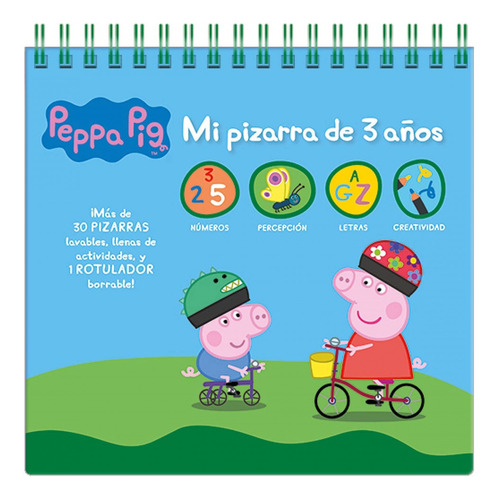 Libro Peppa Pig - Mi Pizarra De 3 Años