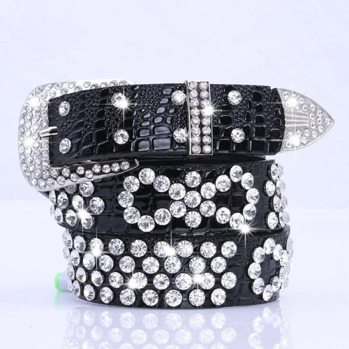 Cinturón De Lujo Para Mujer Diamond Belts Quatily Women