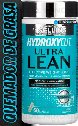 Hydroxycut Ultra Lean Extremo Reductor De Peso 60 Cápsulas Sabor Sin Sabor