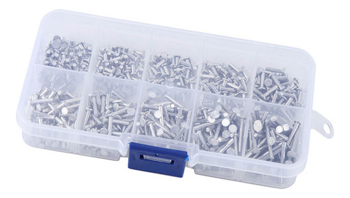 Remache De Aluminio M2.5, 500 Piezas, Remaches De Cabeza Pla