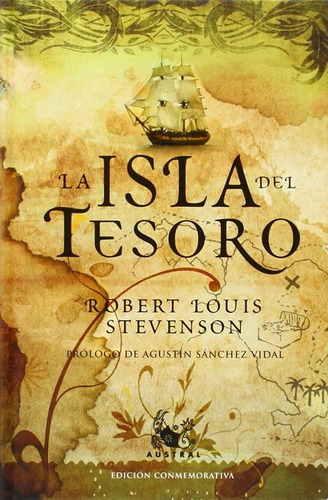 Isla del tesoro, La, de Robert Louis Stevenson. Editorial Austral, tapa blanda, edición 1 en español