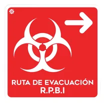 Comprar Señalamiento Ruta De Evacuacion Rpbi Derecha 20x20