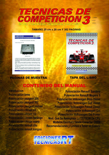 Manual Técnicas De Competición Nº 3 - Rt Ediciones