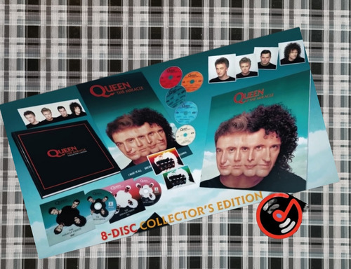 Queen - The Miracle - Box Set - Vinilo 5 Cds Blu-ray Dvd 