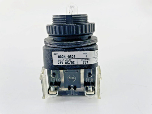 New Allen Bradley 800h-qr24 Pilot Light 24v 30mm Bbt