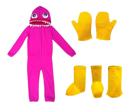 Imagen 5 de 5 de Disfraz De Huggy Wuggy Para Niños - Poppy Playtime