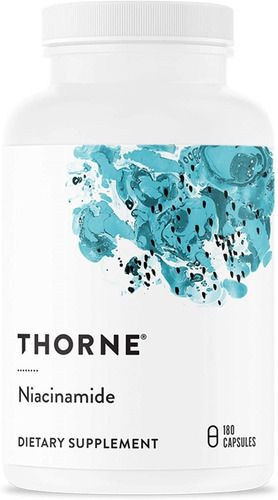 Thorne, Niacinamida 500mg, para las articulaciones, 180 Cápsulas