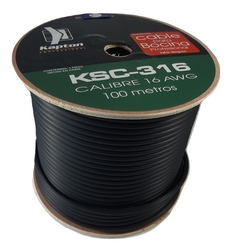Cable Para Bocinas Cal. 16 Uso Rudo Kapton Ksc-316