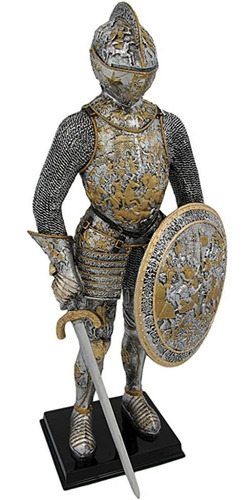 Veronese Diseño Medieval Francés Caballero En Armadura Estat