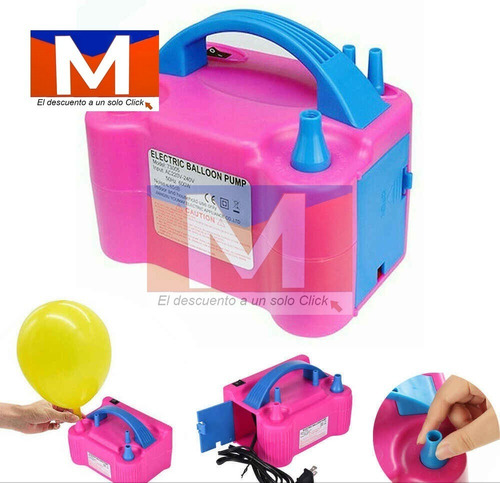 Maquina Para Globos Infladora Portátil Fácil Uso