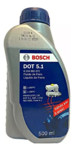 Fluido Oleo De Freio Dot5 - 500ml - Bosch