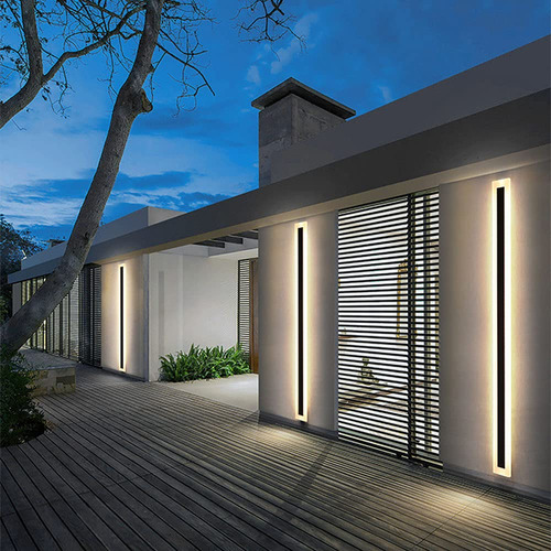 Lâmpada de parede longa LED moderna impermeável Aidenkid Ip65
