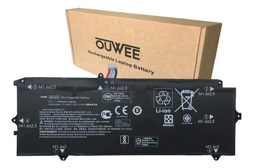 Ouwee Mg04xl Batería P/ Hp Elite X2 1012 G1 7.7v 40wh 4820ma