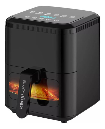 Freidora De Aire Kanji Kjh-1400fc 5l 1400w Negra Negro