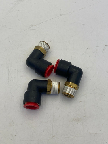 Smc Kq2l13-36s Male Elbow Fitting Lot Of 3 Nnb Ccs