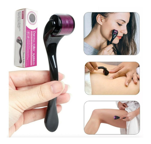 Derma Roller - 540 Agujas De Titanio 0,5mm/ 0,75mm/ 1 Mm