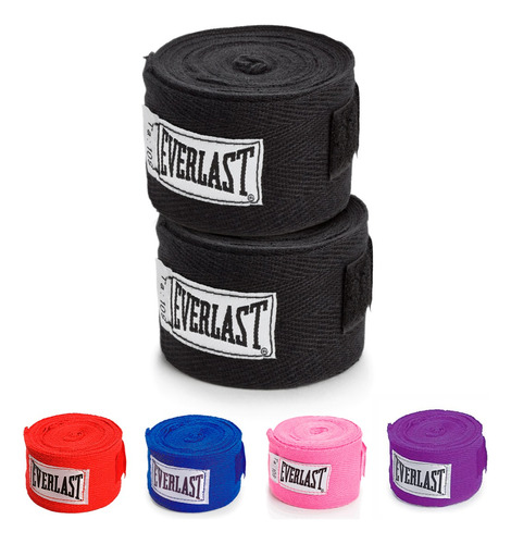 Venda Para Boxeo 120 Everlast Color Negro