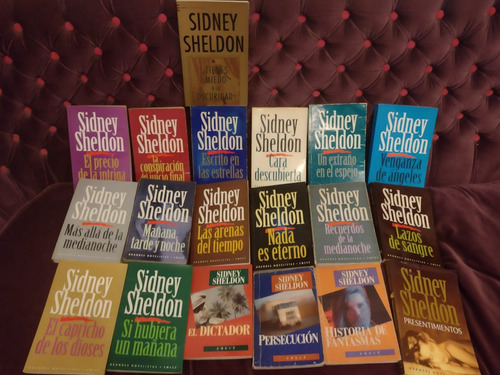 Lote De 19 Libros De Sidney Sheldon 