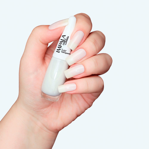 Esmalte Impala Coleção A Cor Da Moda Luar Unha Transparente