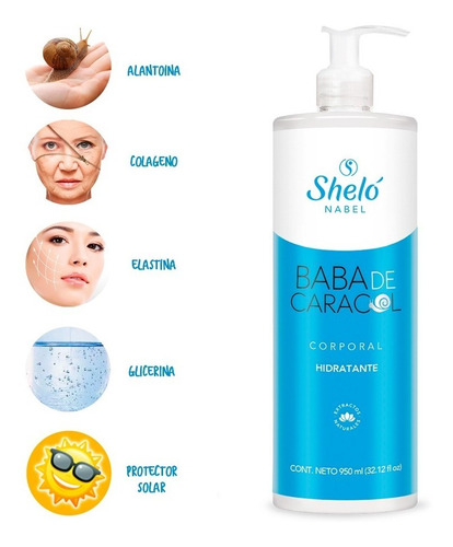 Imagen 2 de 9 de Crema De Baba De Caracol Corporal - Estrías