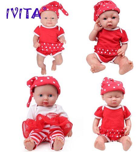 Ivita-mu?eca Reborn De Silicona Pintada Para Ni?os