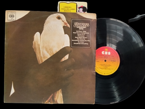 Lp - Acetato - Santana - Greatest Hits - 1974 - Rock -  Cbs