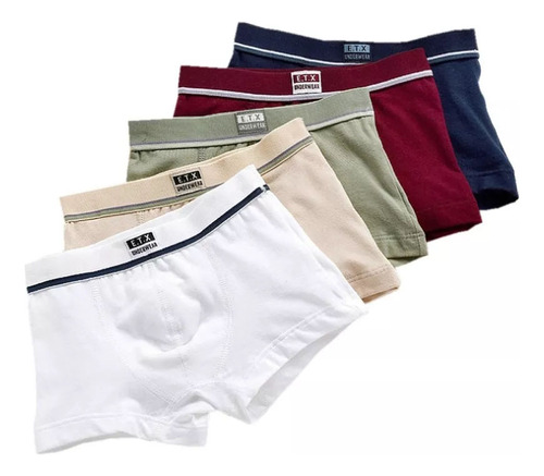 Calzoncillos Niños Boxer Transpirable Cotton 5pcs 2-16years