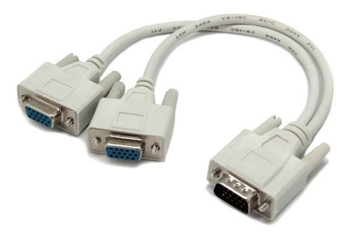 Cable Splitter  Y  Vga De 2 Vias