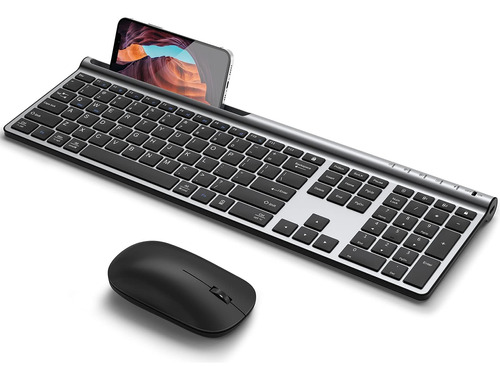 Chesona Combo Teclado Y Mouse Inalámbricos, Bluetooth Tamaño