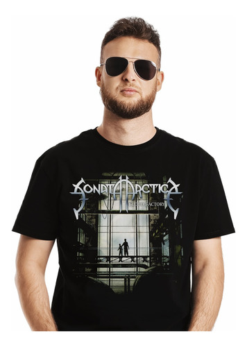 Polera Sonata Arctica Cloud Factory Metal Impresión Directa