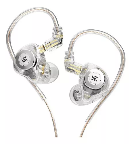 Auriculares In Ear Kz Zes Monitoreo Sin Microfono Color Plateado