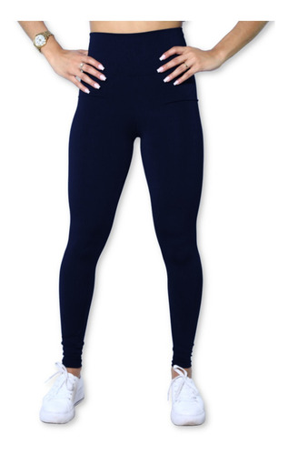 Imagem 2 de 6 de Kit 2 Calças Leggings Heide Ribeiro Basic Suplex Liquidação