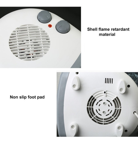 Imagen 7 de 9 de Termoventilador Silencioso Calefactor Electrico 2000w