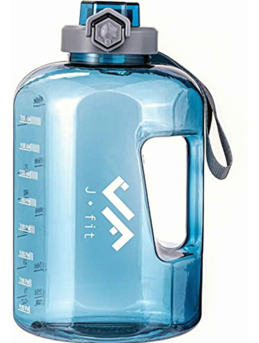 Jfit Botella De Agua De Plástico, 72 Onzas, Azul