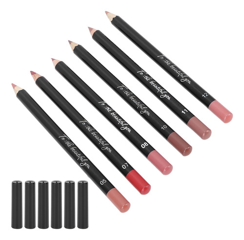 6pcs Lip Lip Liner Profesional Imploude Matte Matte Lip