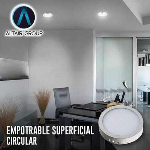 Lampara Circular 18w Led Superficial O Sobreponer