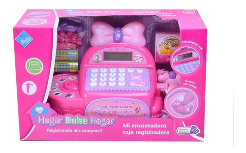 Caja Registradora Calculadora Y Acces De Belleza Duende Azul