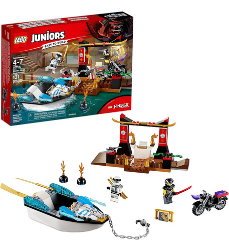 Lego Juniors/4+ Zane's Ninja Boat Pursuit 10755